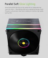 Universal CPU Air Cooler 6 Heat Pipes TDP 250W for Intel LGA1851/1700/1200 AMD AM5/AM4 Ryzen 9 I9 Silent PWM Heatsink Fan