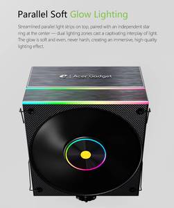 ยูนิเวอร์แซลซีพียูแอร์คูลเลอร์ 6 ท่อความร้อน TDP 250W สำหรับอินเทล LGA1851/<span class=keywords><strong>1700</strong></span>/1200 AMD AM5/AM4 <span class=keywords><strong>Ryzen</strong></span> 9 I9 Silent PWM พัดลมฮีทซิงค์ - Product Image 6