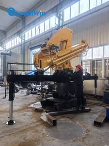 Grúa hidráulica Carga de elevación giratoria de 360 grados utilizada en cubierta o camión - Product Image 5