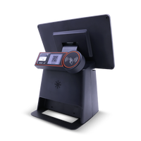 Prise en charge du système POS à écran tactile Imprimante NFC 80mm Scanner QR Tout en un POS pour O2O
