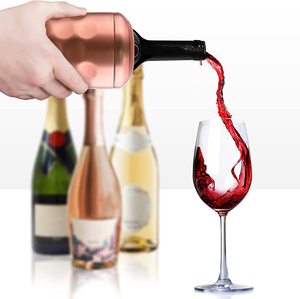 Şık 750ml çift duvar yalıtımlı buz Vintage şarap soğutucu gül altın paslanmaz çelik taşınabilir bira ve şarap soğutucu kova - Product Image 2