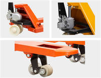 Chariot à palettes à batterie au lithium étendu BF-Li30 BF-Li50, capacité de charge lourde, hauteur de levage 85 mm, roues avant/arrière 180 mm, chariot de manutention logistique, neuf