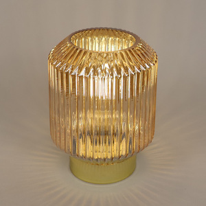 Lampe de table décorative nordique lampe de chevet en verre <span class=keywords><strong>veilleuse</strong></span> LED à vendre - Product Image 6