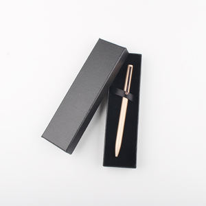 Stylo minimaliste en métal rose doré - Product Image 5