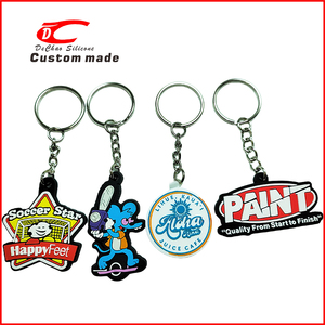 Hình dạng tùy chỉnh PVC tên nơi phụ kiện phim hoạt hình mềm nhựa thả nhựa sáng tạo áo cap nhãn Giày Hoa Vai vá - Product Image 3