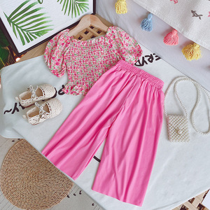 Di estate di Vacanza Casual Confortevole Ragazze Dei Capretti Dei Vestiti del Vestito Della Banda Colorata <span class=keywords><strong>Set</strong></span> <span class=keywords><strong>Per</strong></span> La Donna <span class=keywords><strong>Per</strong></span> <span class=keywords><strong>Bambini</strong></span> - Product Image 4