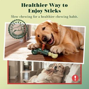 Support pour bâtonnets à mâcher Apasiri pour chiens moyens/grands - Anti-étouffement, empêche les extrémités avalées - Jouet à mâcher en nylon pour chien - Passe au lave-vaisselle - Product Image 5