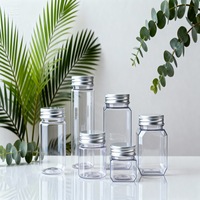 Bouteille en plastique PET jetable pour boissons énergisantes, thé au lait, crème glacée, desserts, emballage avec fermeture à anneau, sérigraphie