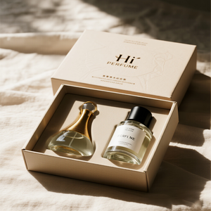 Luxury Brand Custom Logo Perfume Packaging Coatboard Paper <b>Magnetic</b> Folding <b>Gift</b> <b>Box</b> with Ribbon for Cosmetics - Product Image 2