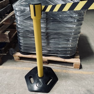 Barriera a nastro retrattile da 30 piedi palo a linea singola per il controllo della coda di eventi sportivi - Product Image 4