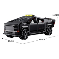 1572 pièces 10634 1:14 SUV Dynamic Edition Moc Model Building Blocks Sets Bricks Jouets pour enfants Cadeaux de Noël et d'anniversaire pour adultes unisexes