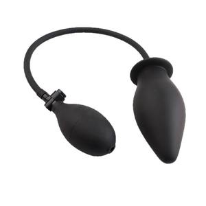 Plug anal gonflable pour jouet de masturbation-Pénis réaliste extensible-Dilatateur anal de stimulation de la prostate masculine-Bouchon arrière - Product Image 2