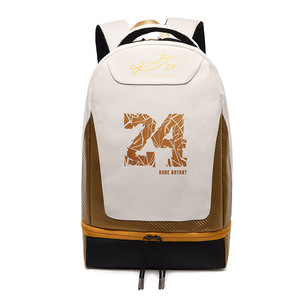 Sac à dos <span class=keywords><strong>de</strong></span> <span class=keywords><strong>basket</strong></span>-ball <span class=keywords><strong>Kobe</strong></span> Bryant 24 en PU avec compartiment pour chaussures, sac à dos <span class=keywords><strong>de</strong></span> <span class=keywords><strong>basket</strong></span>-ball personnalisé - Product Image 2