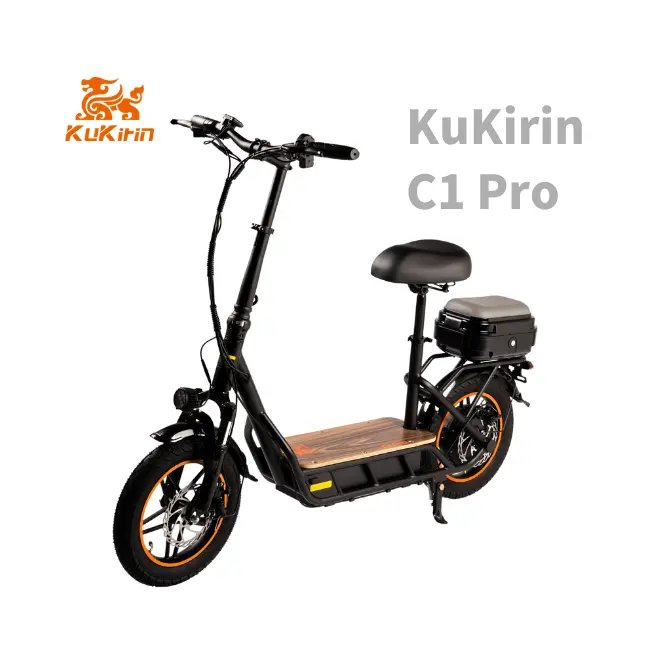 Uit Voorraad Eu Magazijn 2024 Nieuw Model Kukirin C1 Pro E Bikes 25ah Batterij Kugookirin 14Inch Meisje Mini Stad Elektrische Fietsen