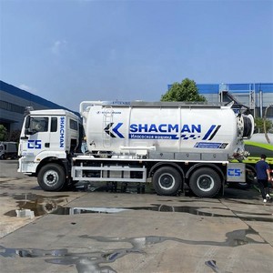 รถดูดน้ำแรงดันสูงดีเซล Shacman มาตรฐานไอเสียยูโร 2 ถังขนาด 20,000 ลิตร สำหรับงานขุดลอกท่อและท่อระบายน้ำ - Product Image 1