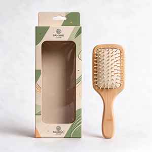 High Quality Eco Friendly Custom Printed Design Hair Brush <b>Kraft</b> Paper <b>Box</b> Luxury Comb Packaging <b>Box</b> Hair Accessories Boxes - Product Image 1
