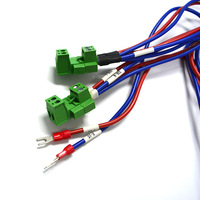 Kabel Terminal Blok Pitch 5.08mm Merah Biru Netral 2 Posisi Tipe Sekrup Hijau Pabrik Lampu CE