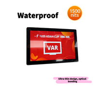 Monitor LCD SDI de 27 Pulgadas, IPS LED con Retroiluminación, Industrial, Nuevo, 1500nits HD, Alto Brillo, Resistente al Agua, para Montaje en Pared, Negro