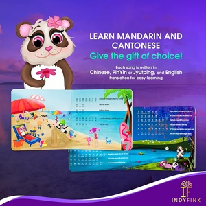 Aprende chino cantonés y mandarín Pinyin libro de tablero de canciones bilingüe interactivo <span class=keywords><strong>para</strong></span> bebés - Product Image 5