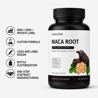 Formule Botanique de Bien-être OEM à base de Racine de Maca, Ashwagandha, Ginseng Panax et Poivre Noir - Capsules de Racine de Maca