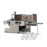 Machine de thermoformage entièrement automatique à servomoteur haute vitesse pour la fabrication de boîtes à fast-food en BOPS, PS, PET, PVC, PP, HIPS, HONGHUA