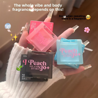 PEACH JO+ Celebrity Dames Disc-vormige Vaste Parfum Bloemig Fruitig Geur Sample Formaat Draagbaar Langdurige Geur Fabriek
