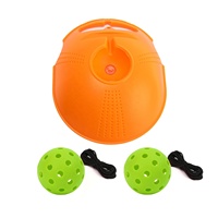 Entraîneur de pickleball avec ficelle Sportastic Pickleball Practice Rebounder Accessoires Aides à la formation intérieur et extérieur