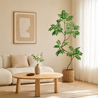 Vente directe usine : Plantes artificielles hautement réalistes, arbre en bois laqué, paysage, décoration intérieure, bonsaï Toona Sinensis