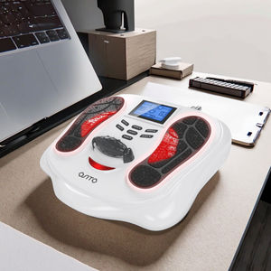 Massageador Elétrico para Pés, Máquina de Terapia, Circulação Sanguínea, Vibrante, EMS, Luz Vermelha para Massagem nos Pés - Product Image 1