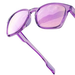 Customizable Women's TR90 Retro Square Full Rim Sunglasses Luxury Polarized UV400 Protection Anti-Glare Light Weight Comfortable - Product Image 4
