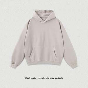 Sweat à capuche 3D en relief avec logos personnalisés, 420 g/m², effet vieilli, coupe oversize, poids lourd, délavé à l'acide - Product Image 6