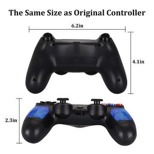 Precio bajo Liquidación Alta calidad Inalámbrico BT P4 Controlador de juegos Juego de función completa Controladores de joystick de doble choque para <span class=keywords><strong>PC</strong></span> - Product Image 5