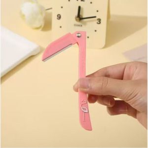 Ensemble de tondeuses à sourcils, rasoir pliant en acier inoxydable pour hommes et femmes, 3 couleurs dans un paquet - Product Image 2