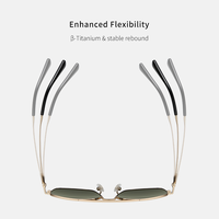 Lunettes de soleil de luxe pour hommes et femmes, montures classiques de créateur, verres en titane trempé de haute qualité, tendance, pour la conduite, vente en gros