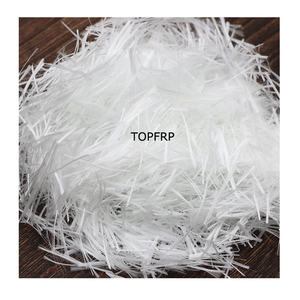 High tensile 9mm glass fiber <b>chopped</b> strands <b>fiberglass</b> <b>roving</b> yarn fibre glass <b>chopped</b> mat for concrete - Product Image 3