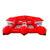 Poisson volant gonflable personnalisé pour sports nautiques, 4,2 m x 3,6 m, certifié CE, en bâche PVC