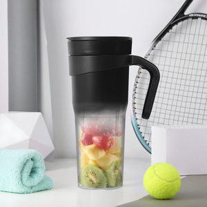 Frullatore Portatile 470ml Ricaricabile USB con 6 Lame Mini Spremiagrumi Manuale per Frullati di <span class=keywords><strong>Frutta</strong></span> con Cannuccia - Product Image 1