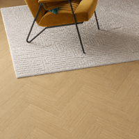 Pisos de madera de roble de formato grande con certificación ISO 9000, listones individuales.