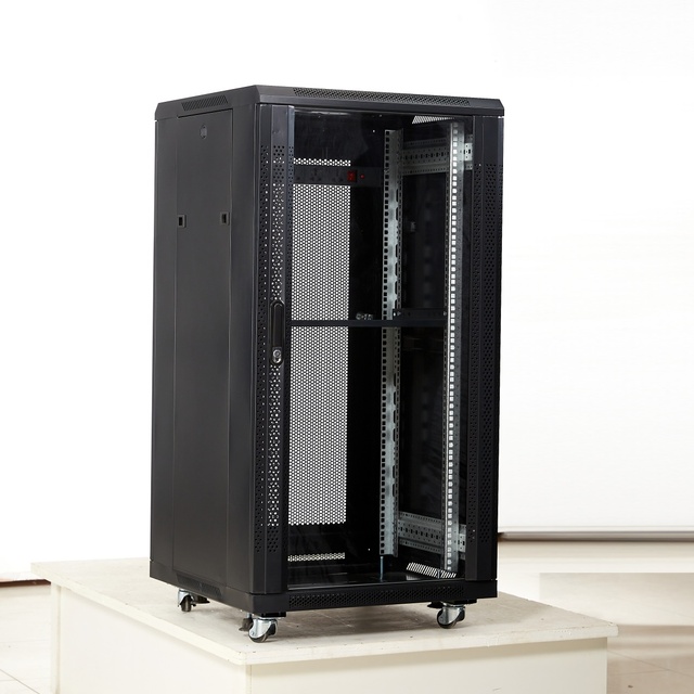 Cheap 22u Floor Standing Network Server Cabinet  19 Inch Soundproof Open Frame Small Data Center Box Server Rack for Sale