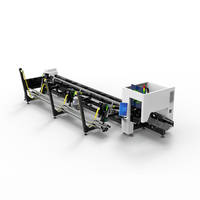 Máquina de Corte Láser de Fibra Industrial para Tubos con Alimentador Automático Cypcut para Tubos Cuadrados de Acero Inoxidable y Acero al Carbono, Alta Productividad AI BMP