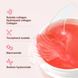 Vente en gros, offre spéciale, produit bio, hydratant et raffermissant, réduit les ridules, élimine les cernes, masque pour les yeux en hydrogel de collagène - Product Image 6