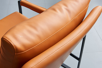 Fauteuils d'appoint en cuir personnalisés fauteuil de détente chaise de canapé simple chaise de loisirs meubles de salon