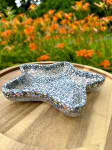 Decorative Handmade <b>Resin</b> Bowl Epoxy Art Jewelry Dish Colorful Trinket Holder Modern Home Accent Unique <b>Gift</b> - Product Image 2