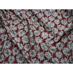 3D <span class=keywords><strong>estambre</strong></span> filigrana Lotus tejido exquisito Jacquard flor tela para vestidos - Product Image 5