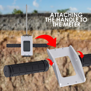 New Digital Precision Penetrometer High Precision Resolution 100kg 30cm Depth Soil Hardness <b>Tester</b> for Compaction Ground Testing - Product Image 6