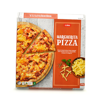 Emballage congelé écologique jetable personnalisé d'aliment rapide de catégorie comestible coréen cuit au four boîte à pizza de 9-10 pouces