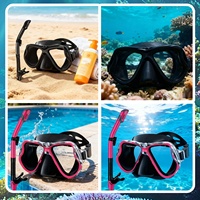 Lunettes de natation confortables en verre tuba avec fonction anti-buée pour une expérience de plongée sans couture