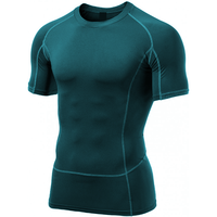 Rashguard de compression MMA BJJ personnalisé avec impression par transfert thermique, design OEM, écologique, respirant, pour homme, UPF50+, séchage rapide, devant