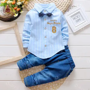 Wholesale Boys Fashion Suit Children Shirt Pants Suit Factory Outlet Formal Wear Kids Boys Dress Clothes Toddler Suits Online