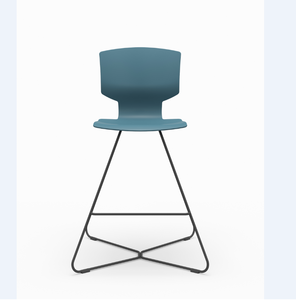 Silla de Reuniones con Base en X, Silla de Entrenamiento Educativo Escolar, Taburete de <span class=keywords><strong>Bar</strong></span> para Muebles de Oficina, Muebles de Negocios Integrados, Silla de <span class=keywords><strong>Bar</strong></span> - Product Image 2